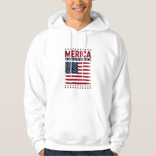 Sudadera Bandera Americana 4 de Julio Merica