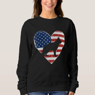 Sudadera Bandera Americana 4 De Julio Padre Belga Malinois