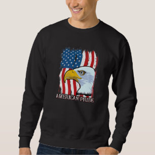 Sudadera Bandera Americana Águila Mullet 4 De Julio Merica