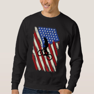 Sudadera Bandera Americana Bmx Bike Extreme Sport 4 De Juli