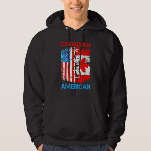 Sudadera Bandera Americana Canadiense Estados Unidos Canadá