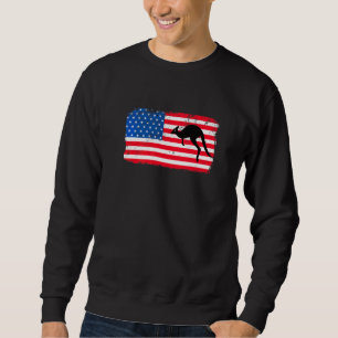 Sudadera Bandera Americana Canguro Niños Hombres 4 De Julio
