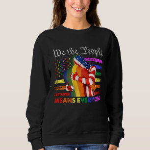 Sudadera Bandera Americana del Orgullo LGBT Nosotros el Pue
