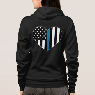 Sudadera Bandera americana fina de Blue Line