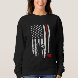 Sudadera Bandera Americana Golf Para El 4 De Julio Bandera