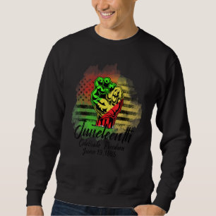 Sudadera Bandera Americana Independencia Negra 1865 Celebra
