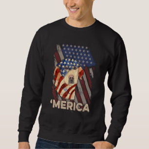 Sudadera Bandera Americana Labrador Perro Patriótico 4 De J
