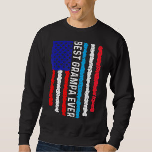 Sudadera Bandera Americana Luxemburgo Bandera Mejor Grampa 