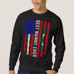 Sudadera Bandera Americana Maldivas Bandera Mejor Familia N