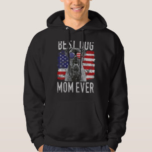 Sudadera Bandera Americana Mujer Mejor Madre Perro Jamás Pe