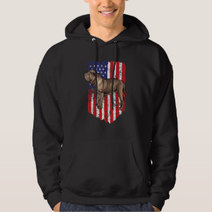 Sudadera Bandera Americana Napolitana Mastiff 4 De Julio Ee