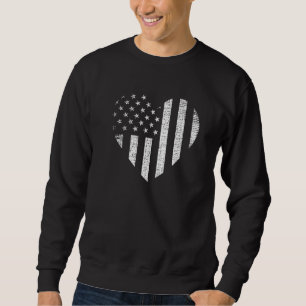 Sudadera Bandera Americana Niños patrióticos Chicas Hombres