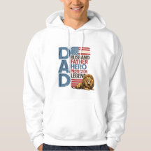 Bandera americana Papá León Patriótico