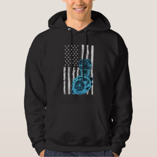 Sudadera Bandera Americana Piston Muscle Car 7