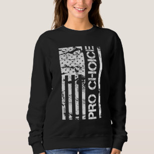 Sudadera Bandera Americana Pro Choice