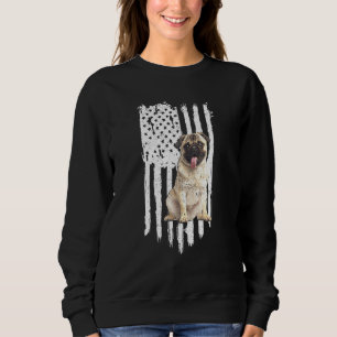 Sudadera Bandera Americana Pug Perro Patriótico Pug 4 De Ju