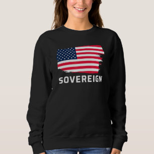 Sudadera Bandera Americana Soberana Patriótica Color Estado