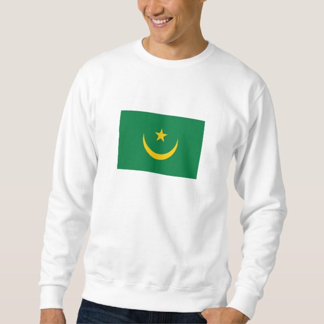 Sudadera Bandera antigua de Mauritania (Anverso)