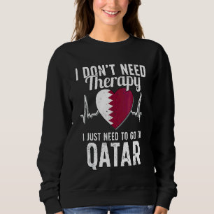 Sudadera Bandera árabe en la bandera de Qatar de vacaciones