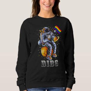 Sudadera Bandera arcoiris astronauta despoja espacio Lgbtq