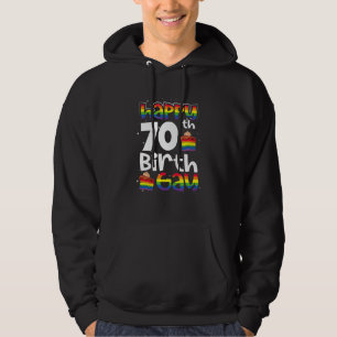 Sudadera Bandera arcoiris del orgullo gay Lgbtq 70 cumpleañ