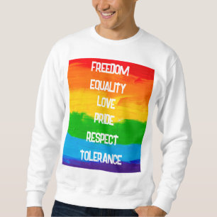 Sudadera Bandera arcoiris lesbianas gay LGBT