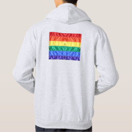 Sudadera Bandera arcoiris Orgullo gay LGBTQ el amor LGBT es