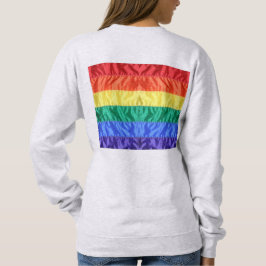 Sudadera Bandera arcoiris Orgullo gay LGBTQ el amor LGBT es