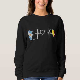 Sudadera Bandera Argentina Bélgica Argentino Belga Latido