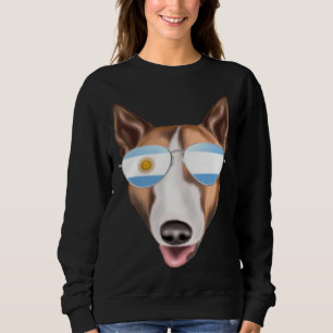 Sudadera Bandera Argentina Bull Terrier Perro Argentina Bol