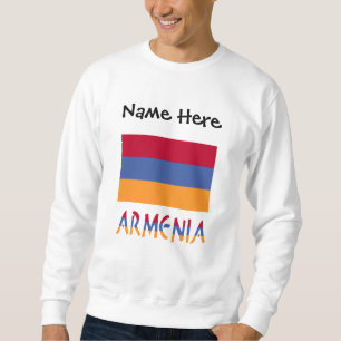 Sudadera Bandera armenia armenia Personalización negra
