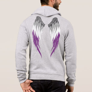 Sudadera Bandera asexual - Halo - Alas