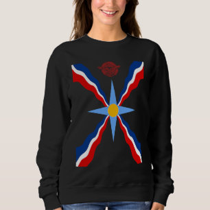 Sudadera Bandera asiria Ashur Bandera asiria Ator