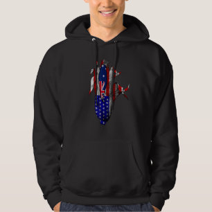 Sudadera Bandera Australiana Corn Estados Unidos Bandera Au