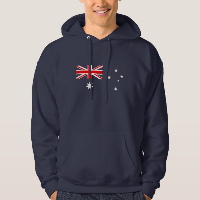 Sudadera Bandera australiana (menos azul) (Anverso)