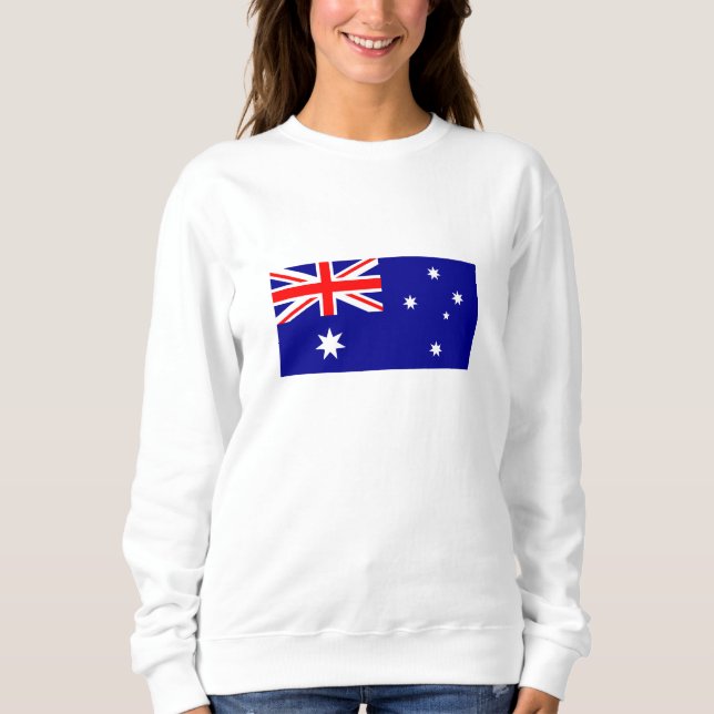 Sudadera Bandera australiana patriótica (Anverso)