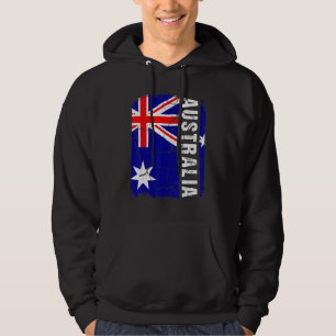 Sudadera Bandera australiana vintage Orgullo de Australia R