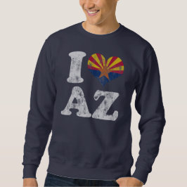 Sudadera Bandera AZ de Arizona del corazón I