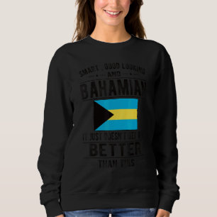 Sudadera Bandera bahameña de buen aspecto raíces bahameñas