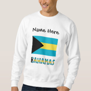 Sudadera Bandera bahameña de las Bahamas 