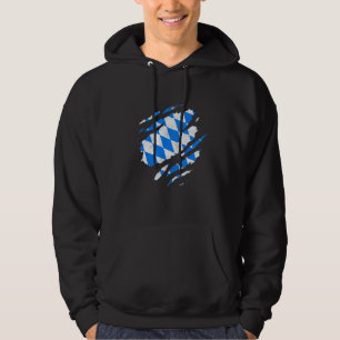 Sudadera Bandera bávara Munich Alemania Europa Alemania Bay