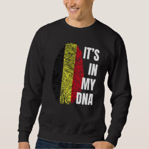 Sudadera Bandera belga Dna Fingprint Bélgica
