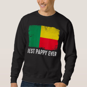 Sudadera Bandera Benín con problemas mejor papa que nunca f