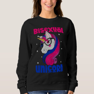 Sudadera Bandera Bi de Unicornio Bisexual Orgullo Lgbt Al