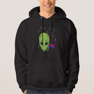 Sudadera Bandera Bisexual Alien Bi Pride Mes Lgbtq Ally Lgb