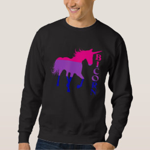 Sudadera Bandera Bisexual Bicornio Unicorn Lgbtq Bisexual A