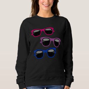 Sudadera Bandera Bisexual Guay Gafas de sol Bi Pride Mes Lg
