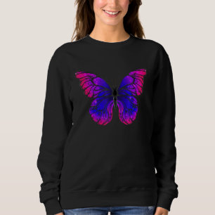 Sudadera Bandera Bisexual Mariposa Bisexualidad Bi Amor Ban