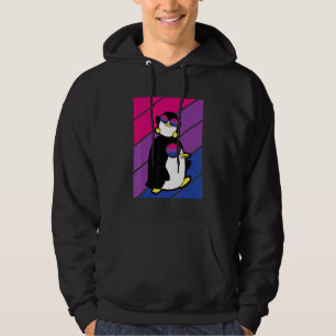 Sudadera Bandera bisexual Orgullo Pinguin Aliado Orgulloso