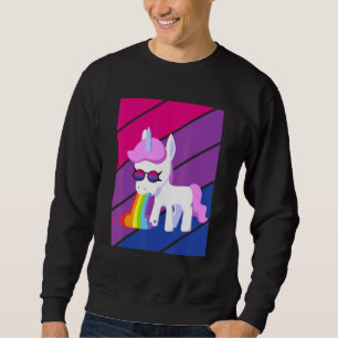 Sudadera Bandera Bisexual Orgullo Unicornio Aliado Orgullos